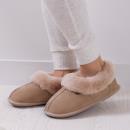 Ladies Classic Sheepskin Slipper Crème Extra Image 5 Preview